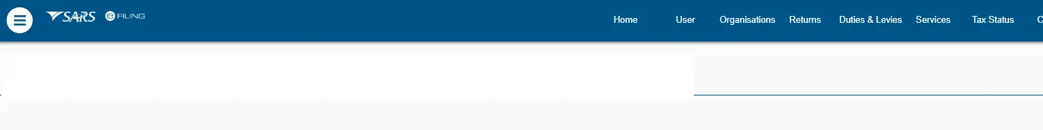 Select Organisations Menu